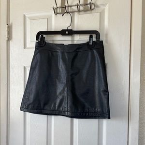 Cupcakes and Cashmere Leather Mini Skirt
